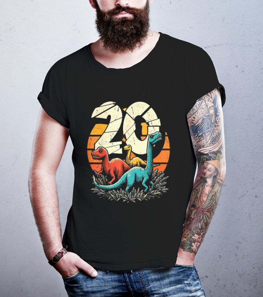 20 Year Old Dinosaur Prehistoric Times T-Shirt