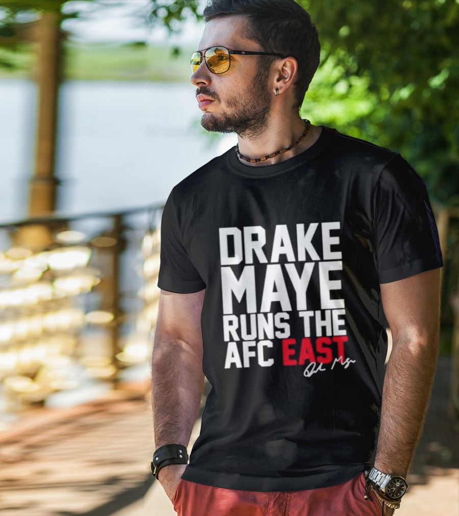 Drake Maye Runs The AFC East T-Shirt