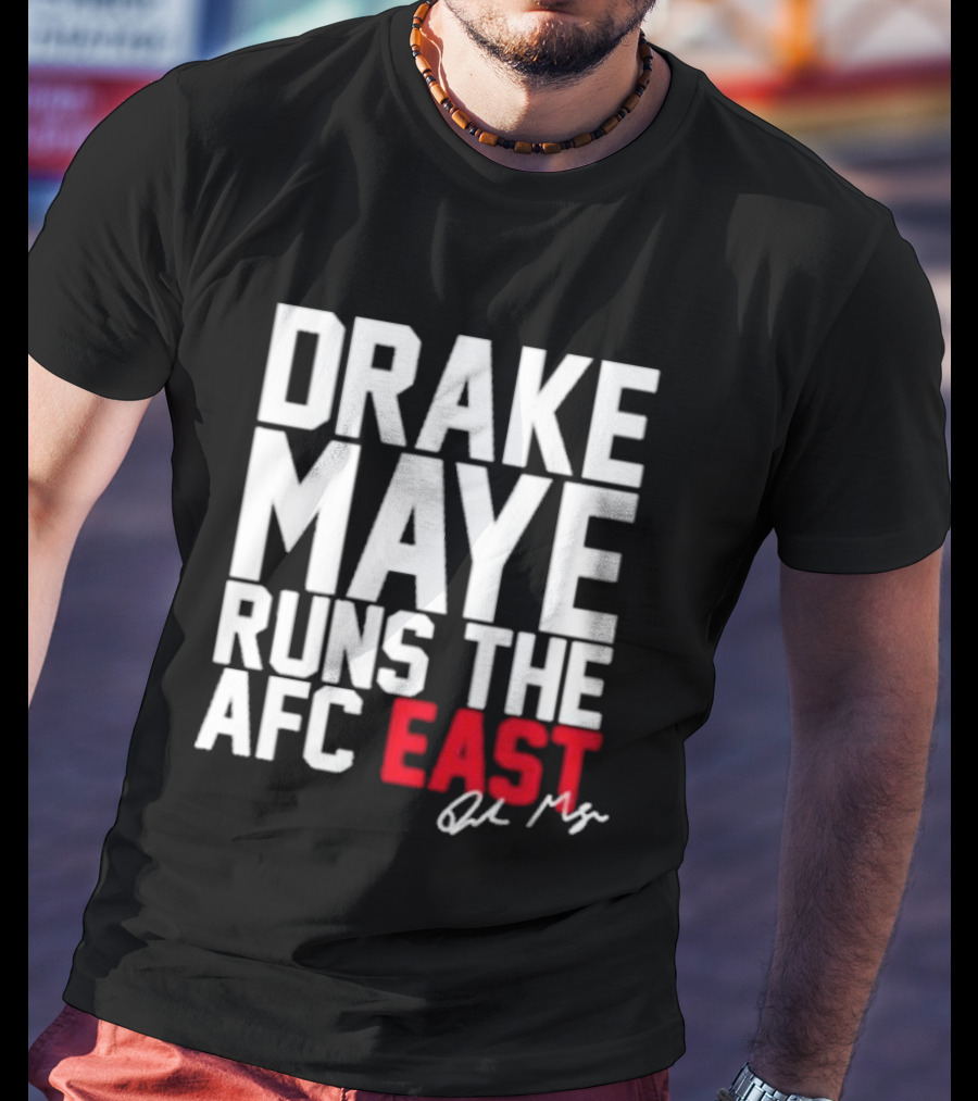 Drake Maye Runs The AFC East T-Shirt