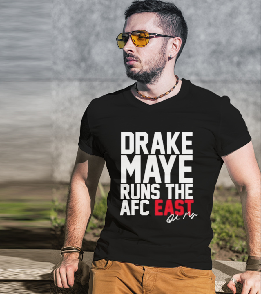 Drake Maye Runs The AFC East T-Shirt