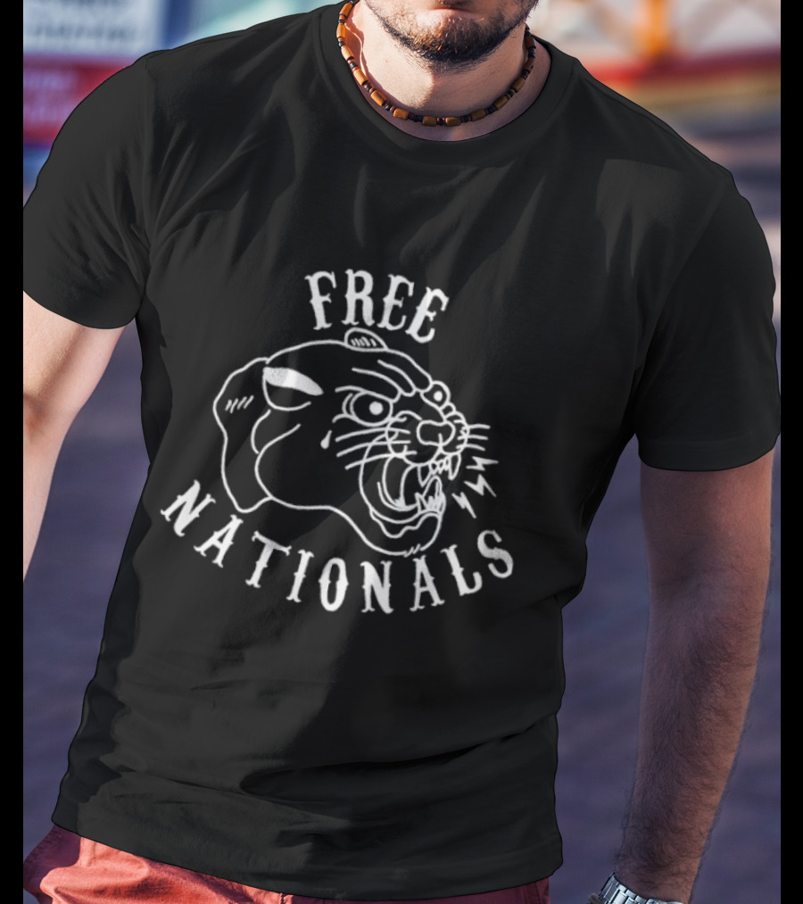 Free Nationals Panther Roaring T-Shirt