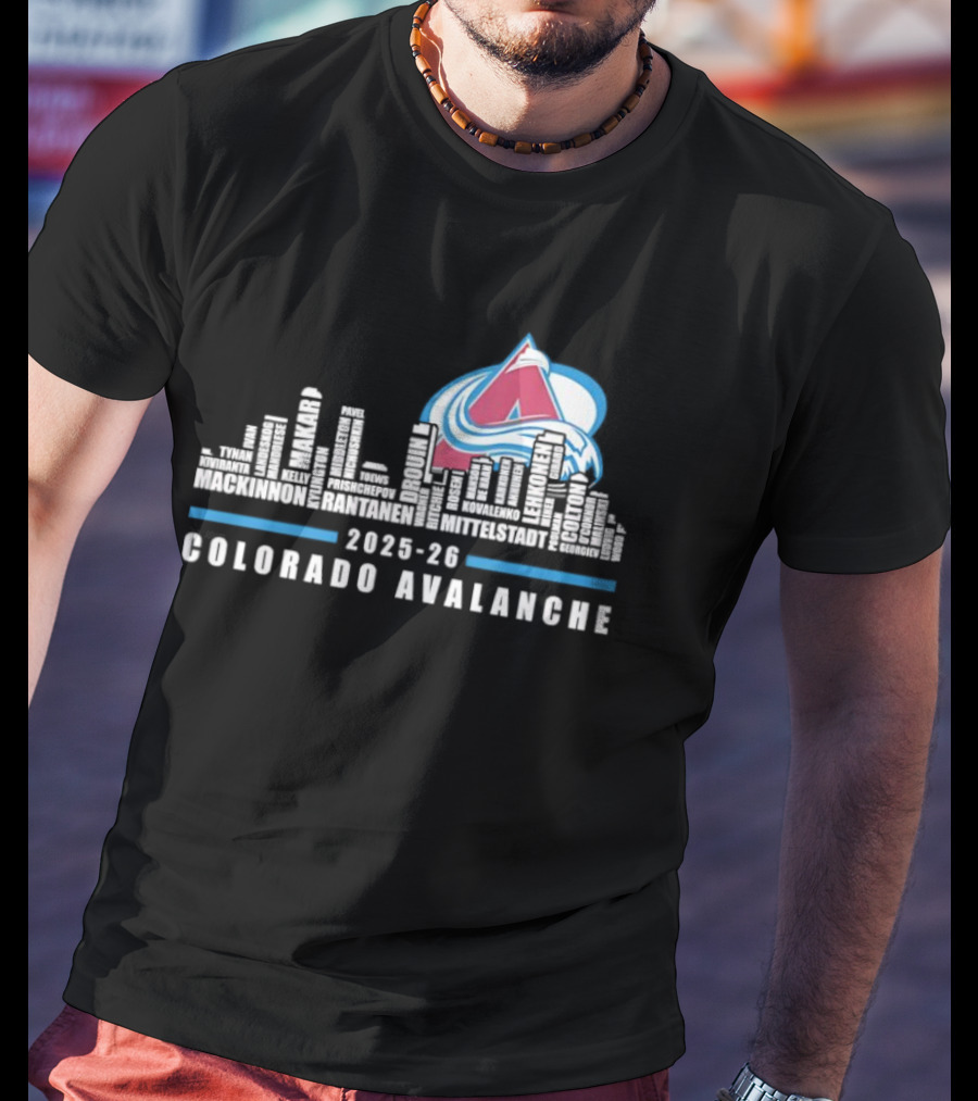 Colorado Avalanche 2025 26 City Skyline T-Shirt