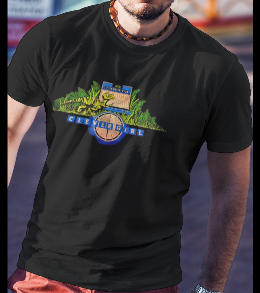 Jurassic Park Clever Girl Dinosaur Tropical Jungle Calendar Fan Favorite T-Shirt