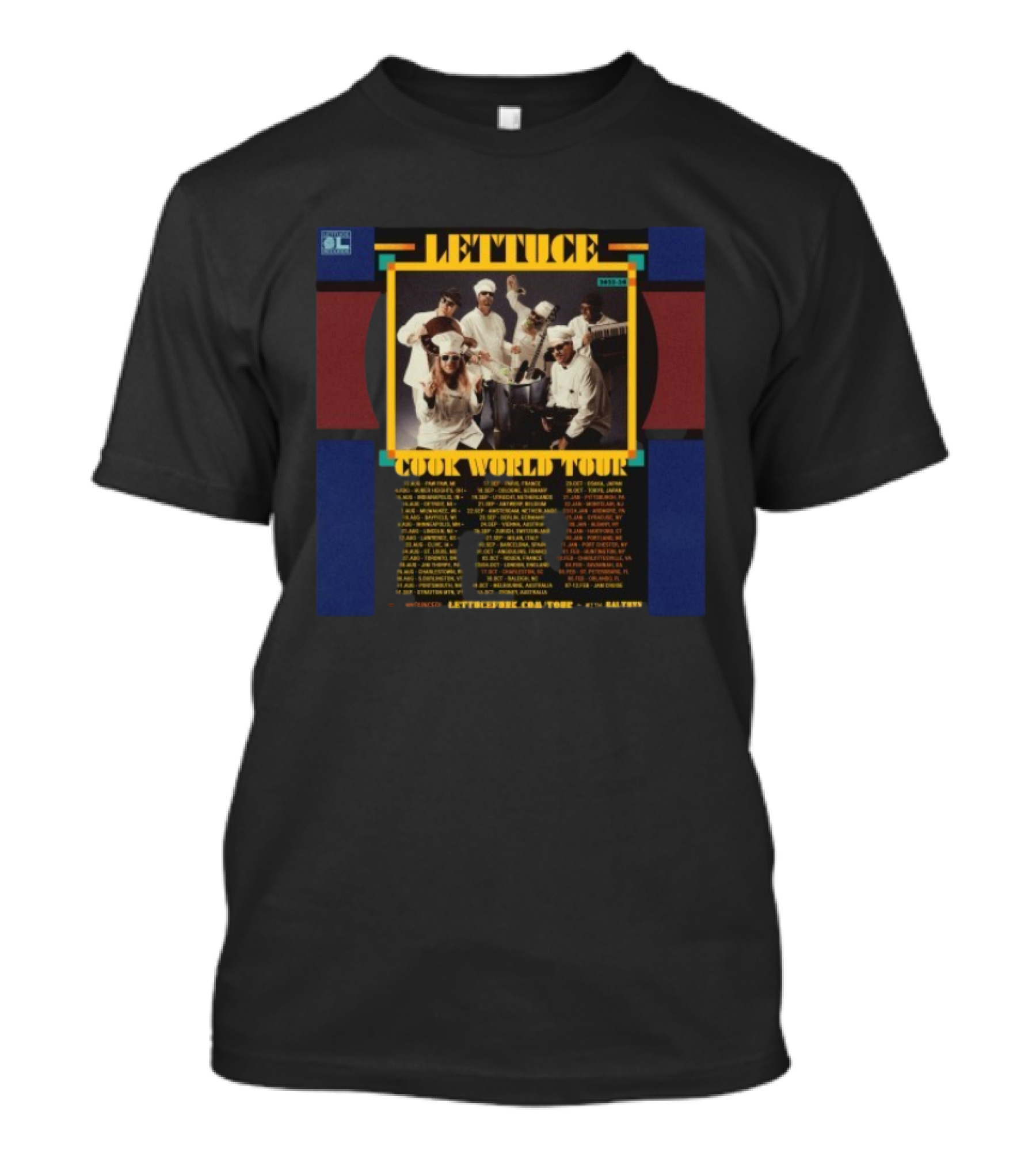 Lettuce Cook World Tour 2026 Cities And Dates Retro Band T-Shirt