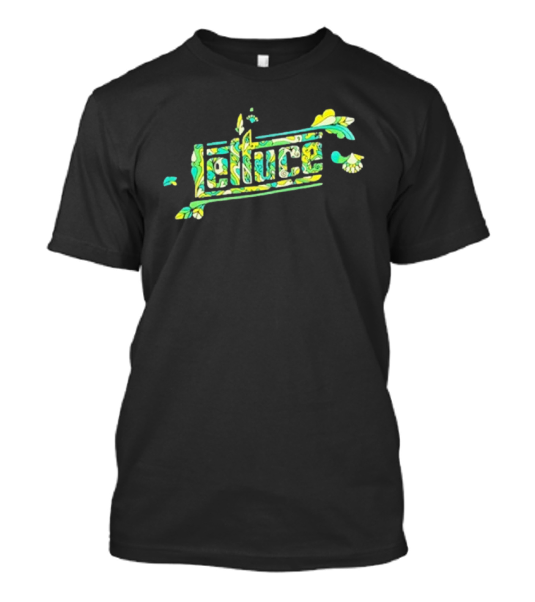 Lettuce Psychedelic Groovy Pattern Sara Bott T-Shirt