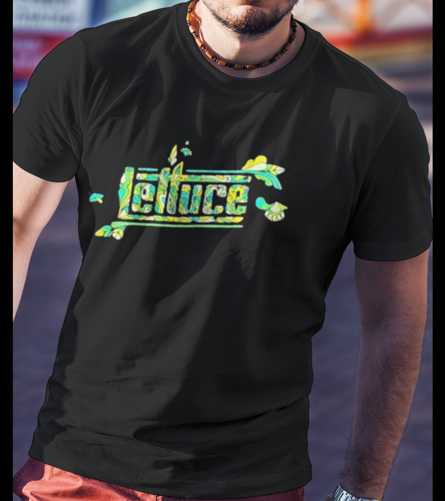 Lettuce Psychedelic Groovy Pattern Sara Bott T-Shirt
