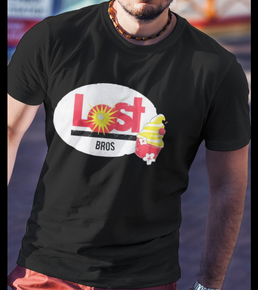 Lost Bros Pineapple Swirl Cupcake Sunburst T-Shirt
