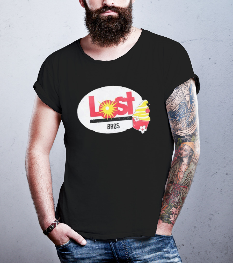 Lost Bros Pineapple Swirl Cupcake Sunburst T-Shirt