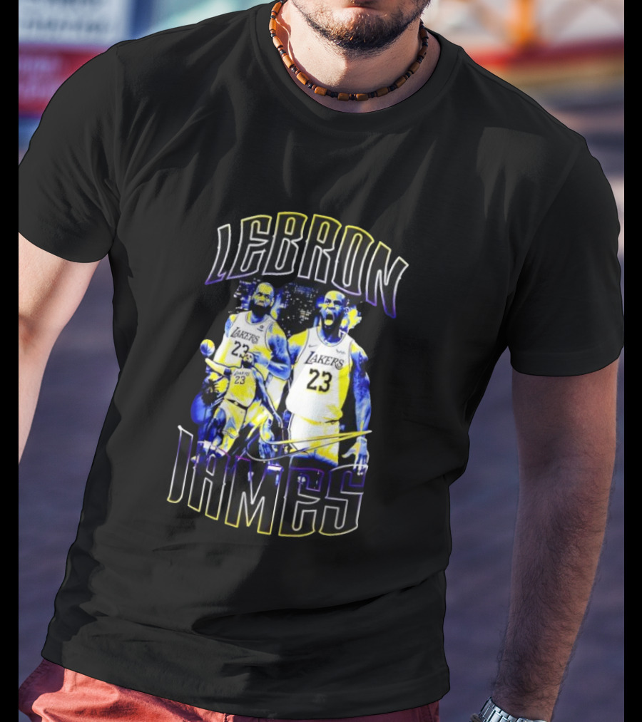 LeBron James Los Angeles Lakers NBA Basketball Legends 23 T-Shirt