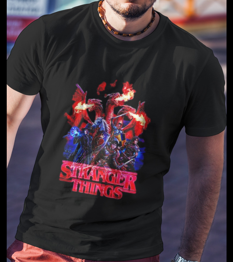 Stranger Things Dragon Fantasy Adventure T-Shirt
