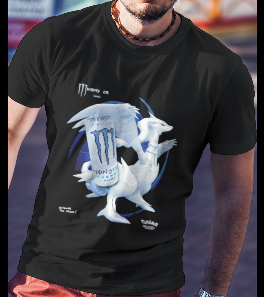 Monster Energy Ultra Reshiram Pokémon Black Unleash The Beast T-Shirt