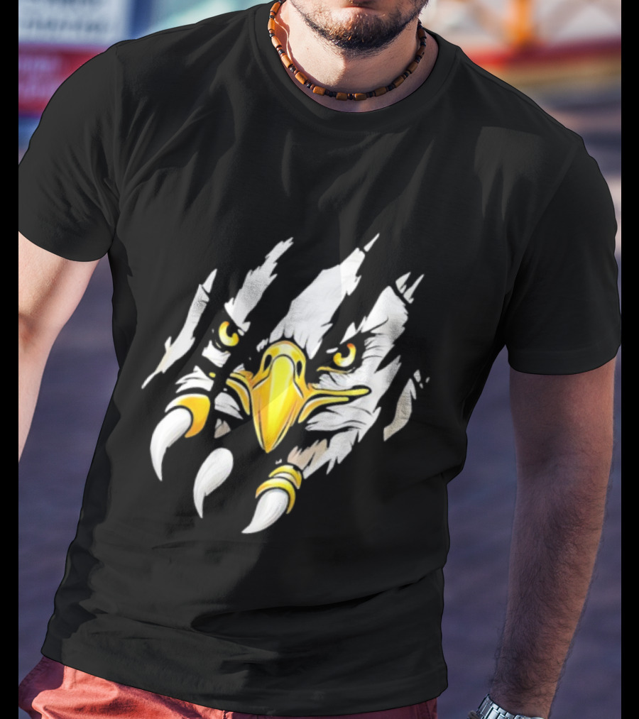 Philadelphia Eagles Fierce Eagle Claw Power T-Shirt