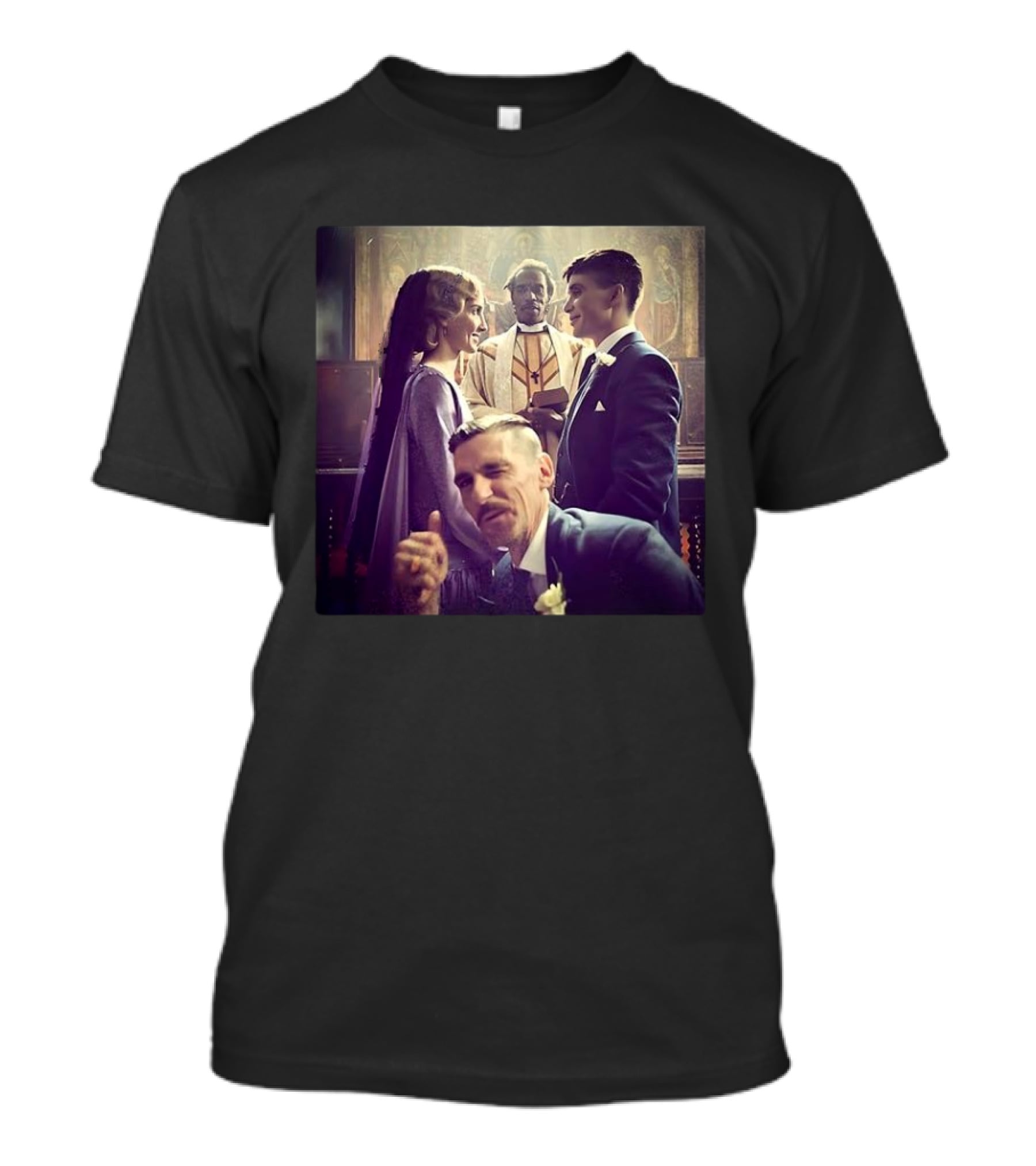 Tommy Shelby Grace Burgess Wedding Scene Peaky Blinders TV Series T-Shirt