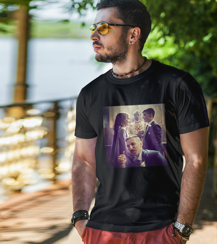Tommy Shelby Grace Burgess Wedding Scene Peaky Blinders TV Series T-Shirt