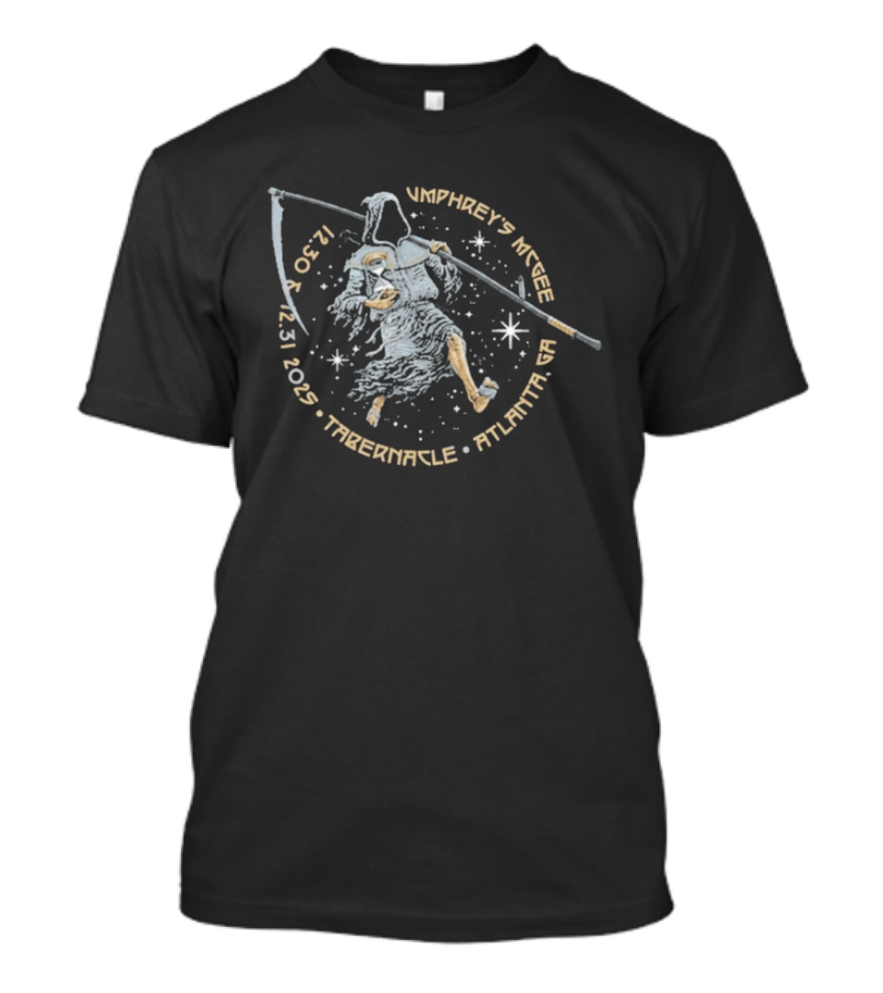 Umphrey's McGee Atlanta Tabernacle Grim Reaper Tour 12.30 31.2025 T-Shirt