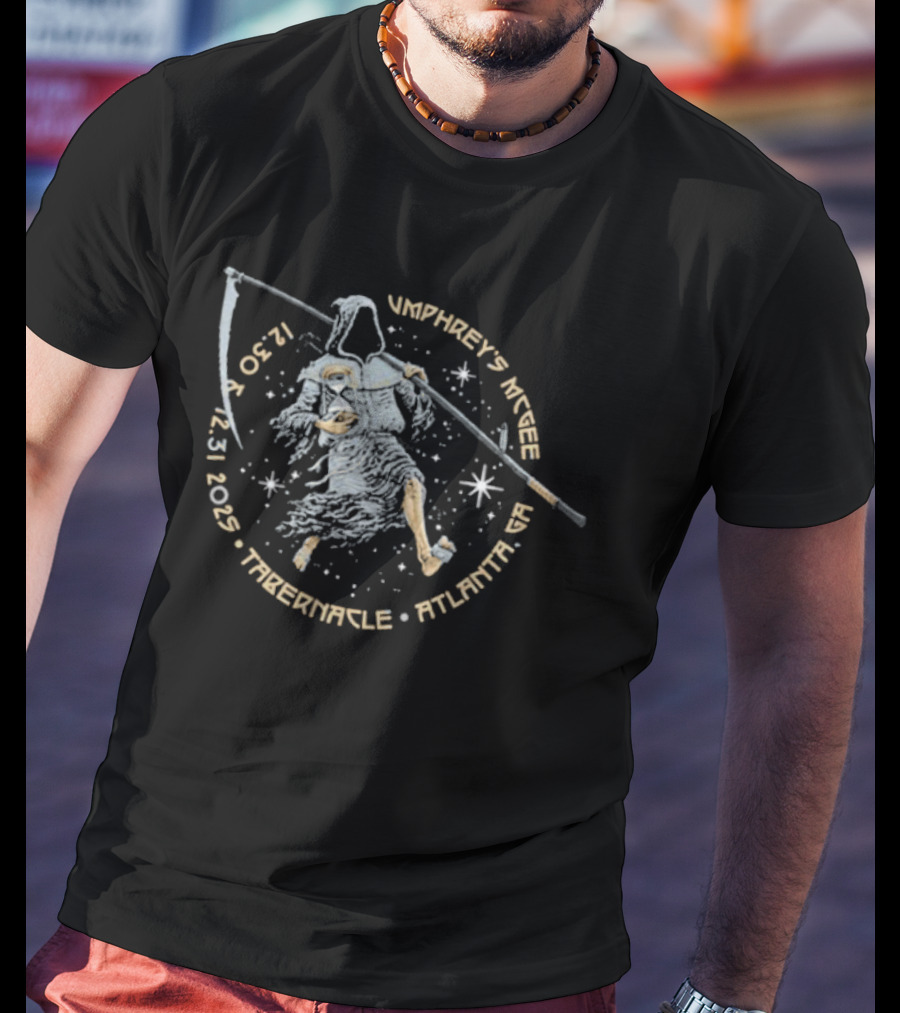 Umphrey's McGee Atlanta Tabernacle Grim Reaper Tour 12.30 31.2025 T-Shirt