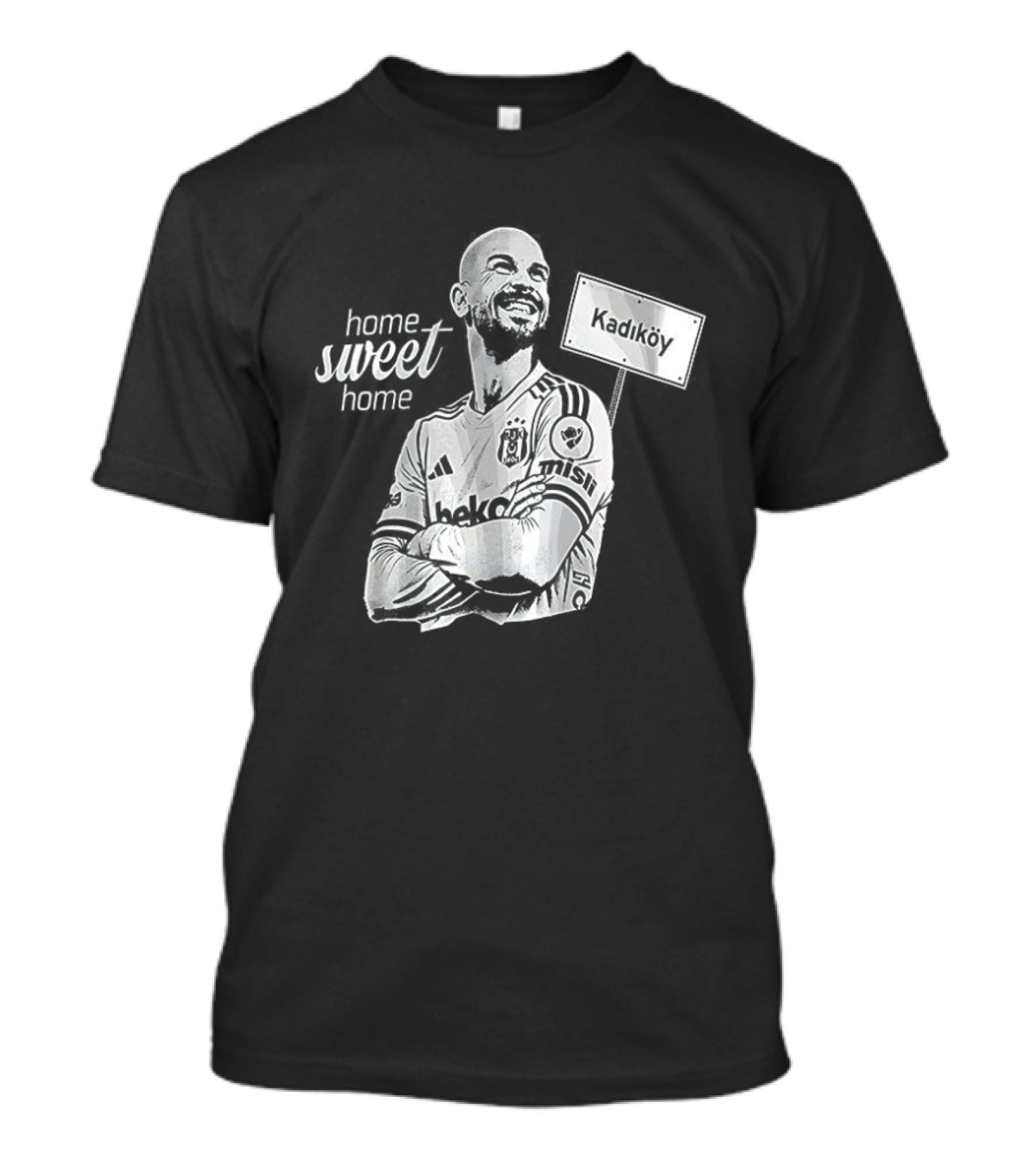 Václav Černý Home Sweet Home Football Flag Concept T-Shirt