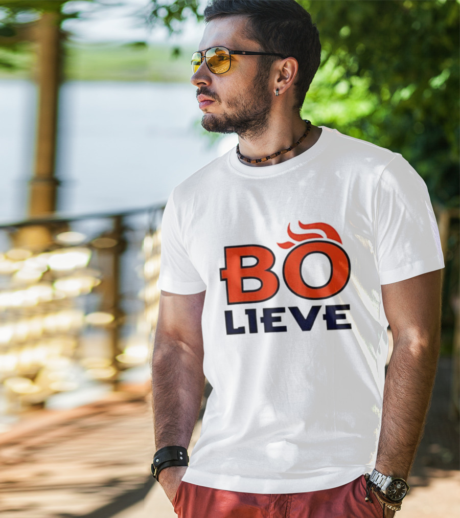 Bo Lieve Denver Broncos Flame T-Shirt