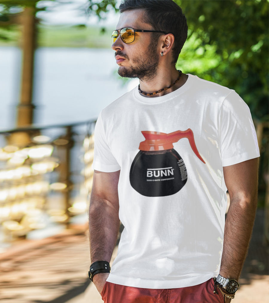 Bunn Coffee Pot Bunn O Matic Corporation Classic Orange Handle T-Shirt