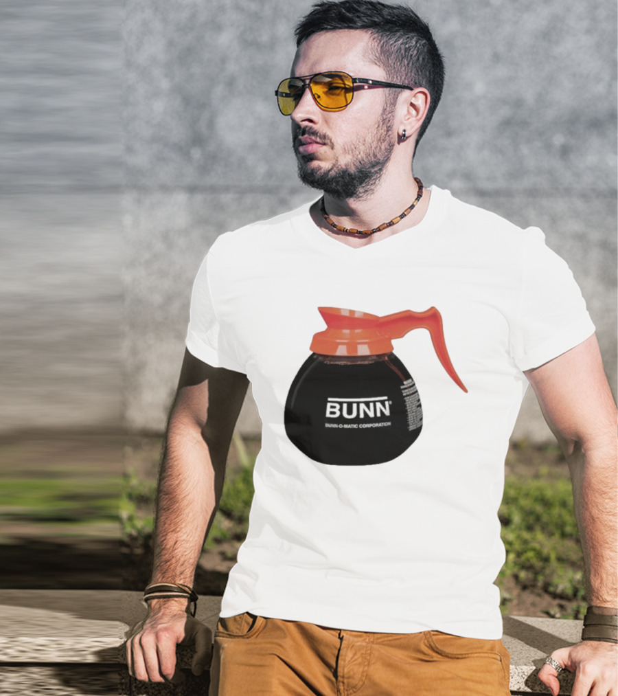 Bunn Coffee Pot Bunn O Matic Corporation Classic Orange Handle T-Shirt
