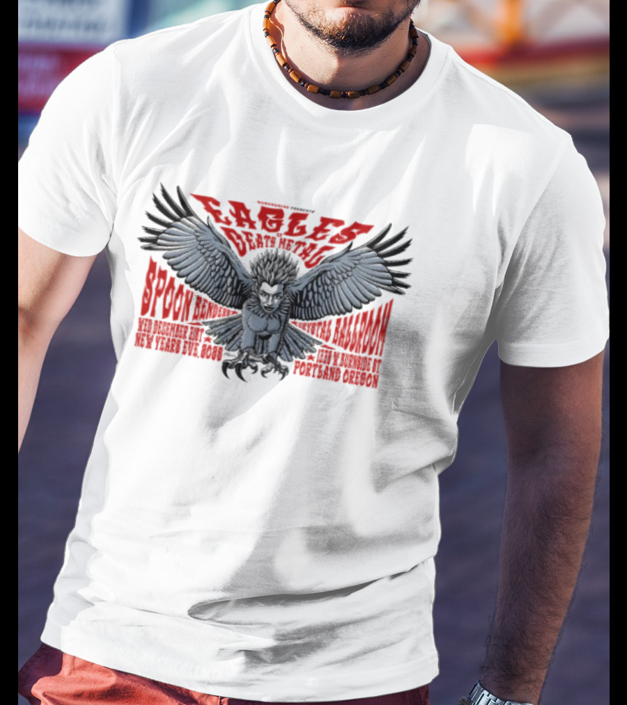 Eagles Of Death Metal Tour Dec 31 2025 McMenamins Crystal Ballroom Portland T-Shirt
