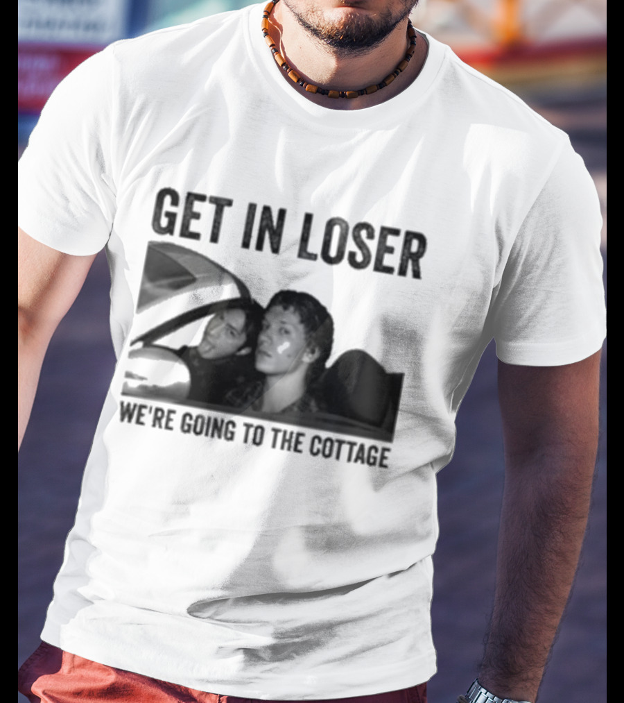 Get In Loser We're Going To The Cottage Drive Car Heated Rivalry T-Shirt