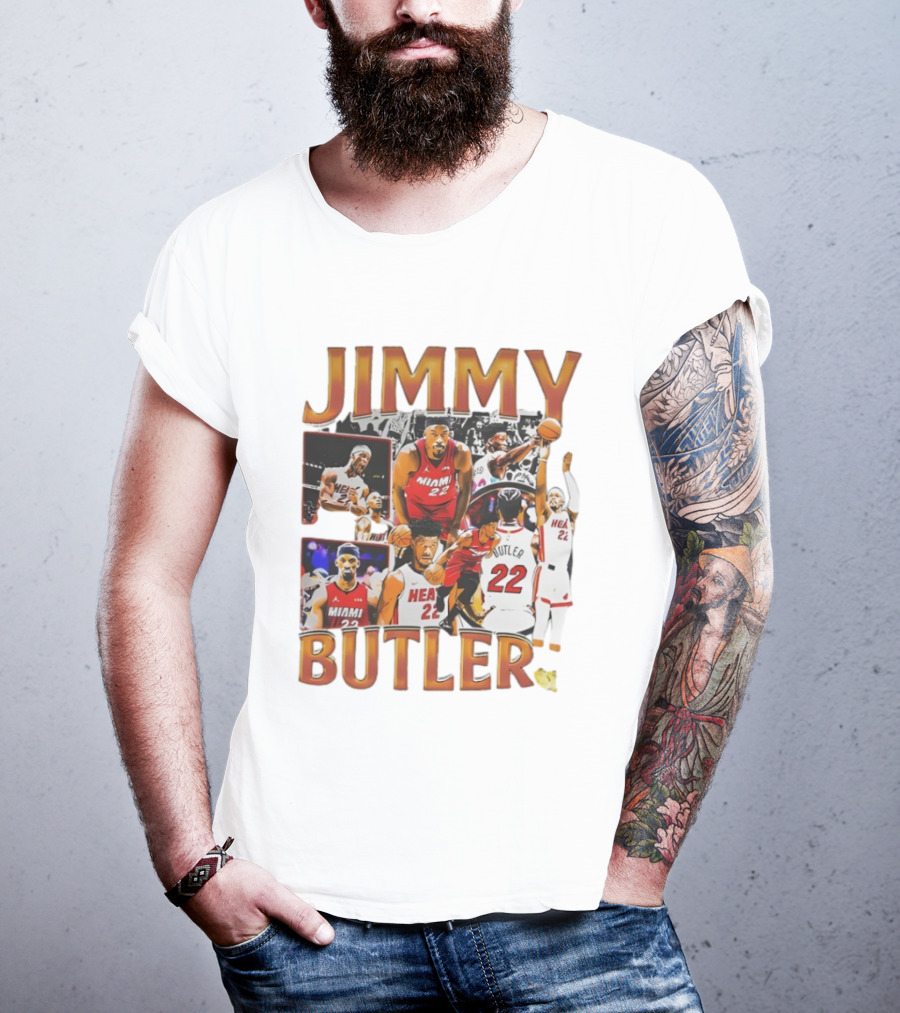Jimmy Butler Miami Heat 22 Basketball Star Highlights T-Shirt