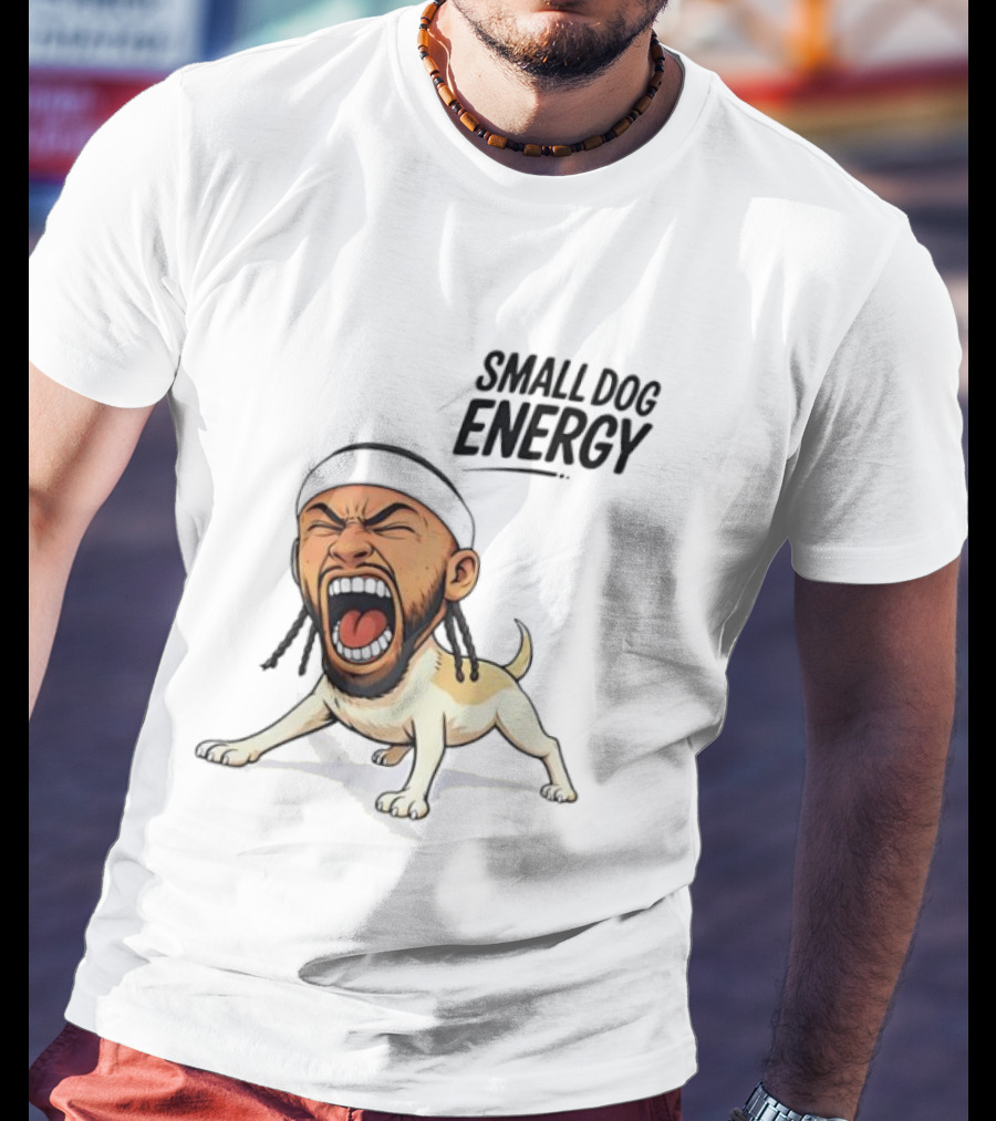 Chihuahua Small Dog Energy Funny Cartoon T-Shirt