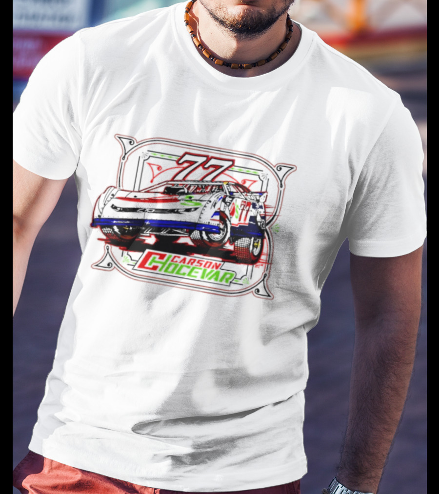 77 Carson Hocevar Spire Motorsports Chili's Dirt Racing T-Shirt