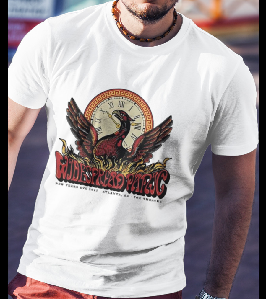 Widespread Panic New Years Eve 2025 Atlanta Ga Fox Theatre And Phoenix T-Shirt