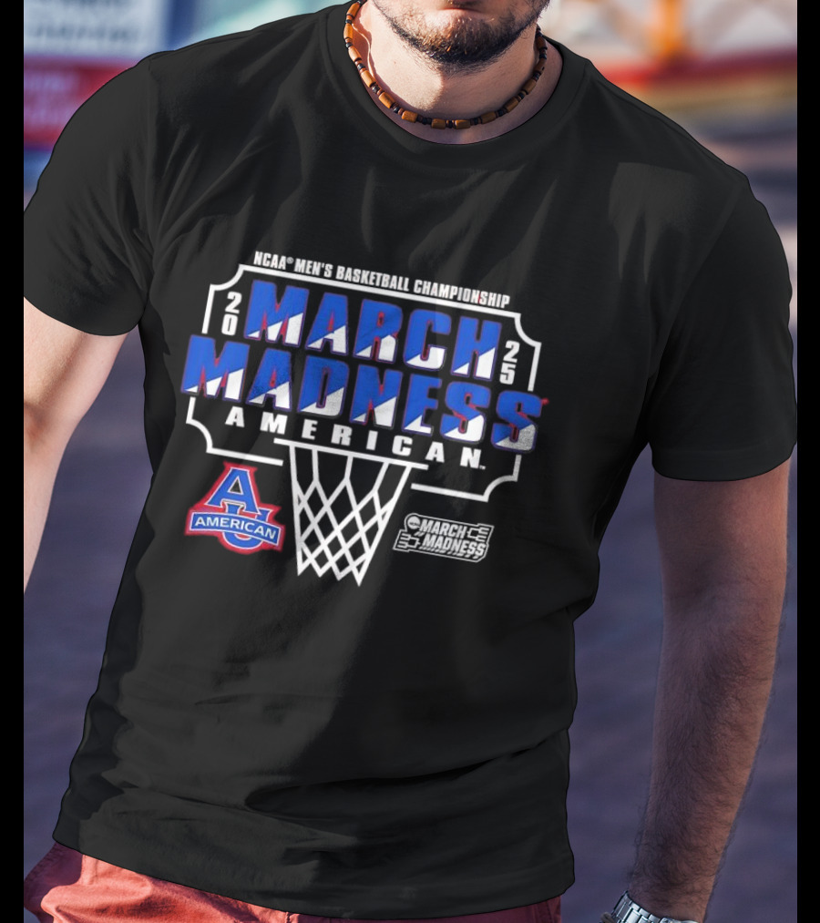 NCAA Men's Basketball Championship 2025 March Madness American University Bound T-Shirt