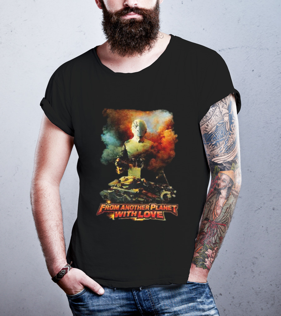 From Another Planet With Love Sci Fi Robot T-Shirt
