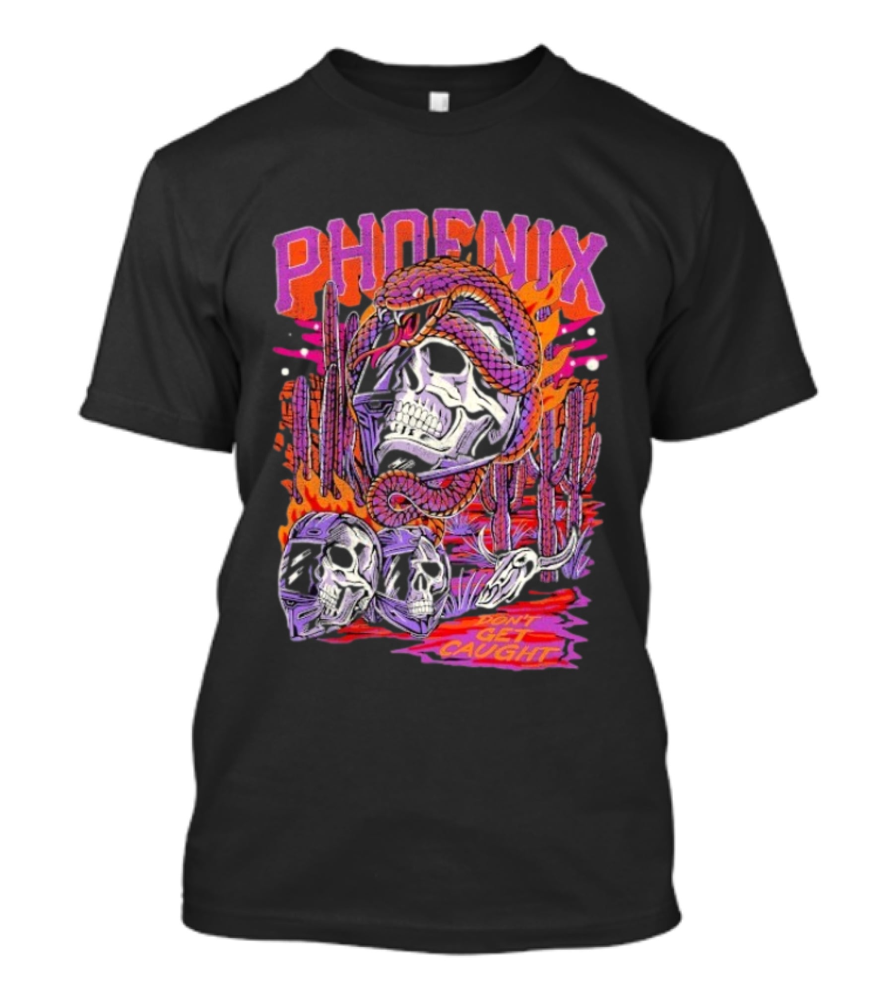 Ghost Racing Phoenix Don’t Get Caught Skulls T-Shirt