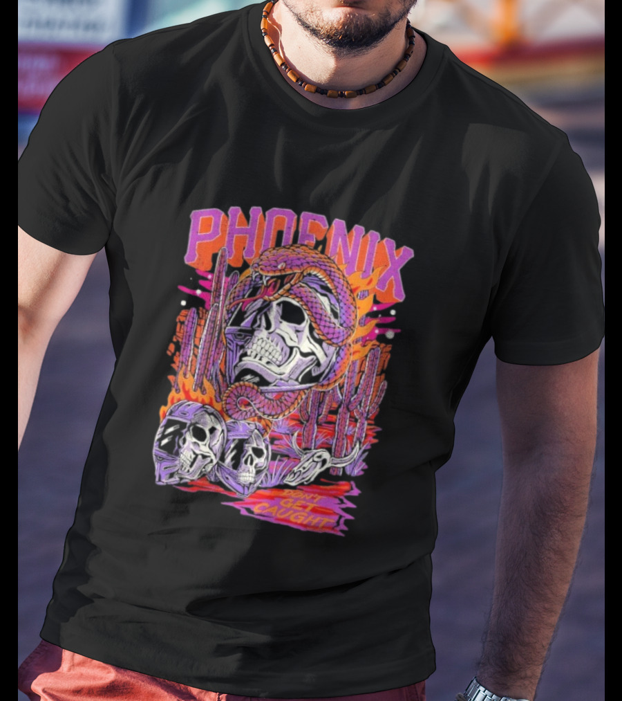 Ghost Racing Phoenix Don’t Get Caught Skulls T-Shirt