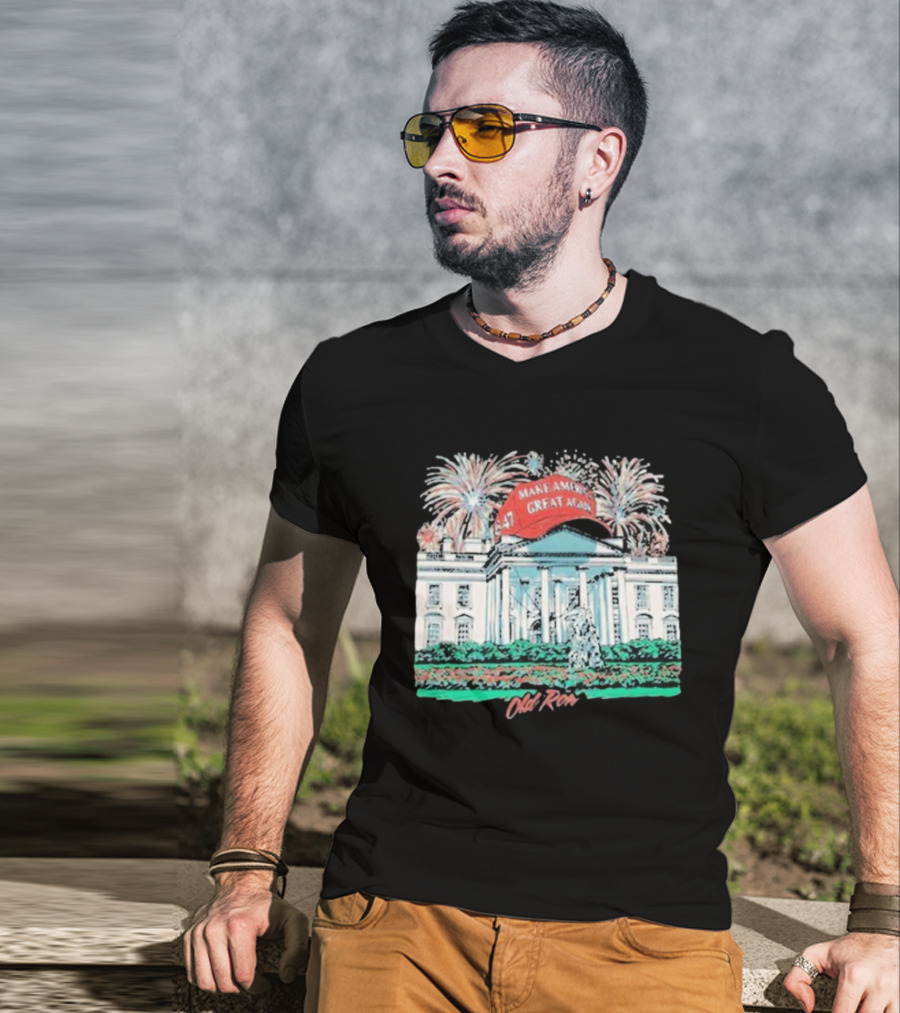 Jarren Duran Make America Great Again White House Old Row T-Shirt