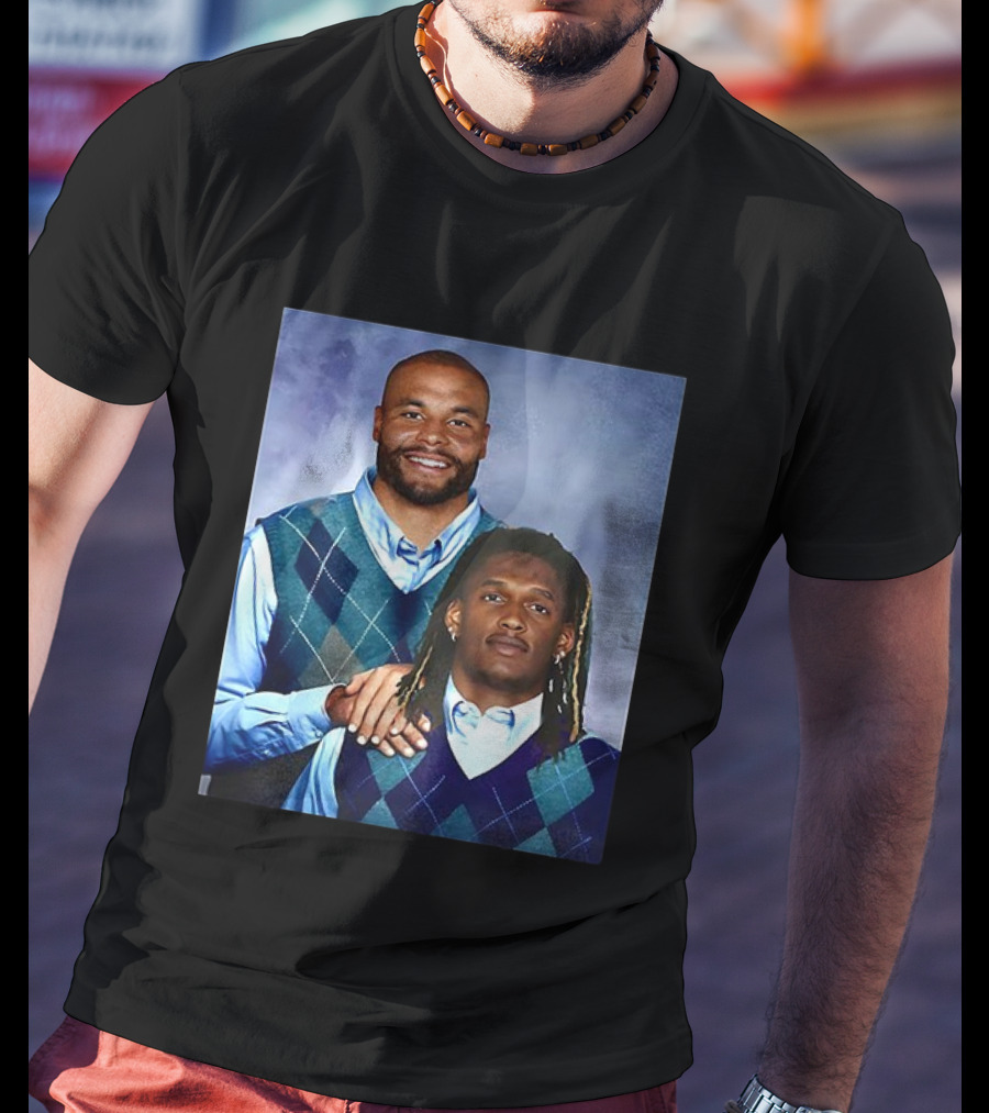 Dak Prescott Ceedee Lamb Dallas Cowboys Step Brothers NFL T-Shirt