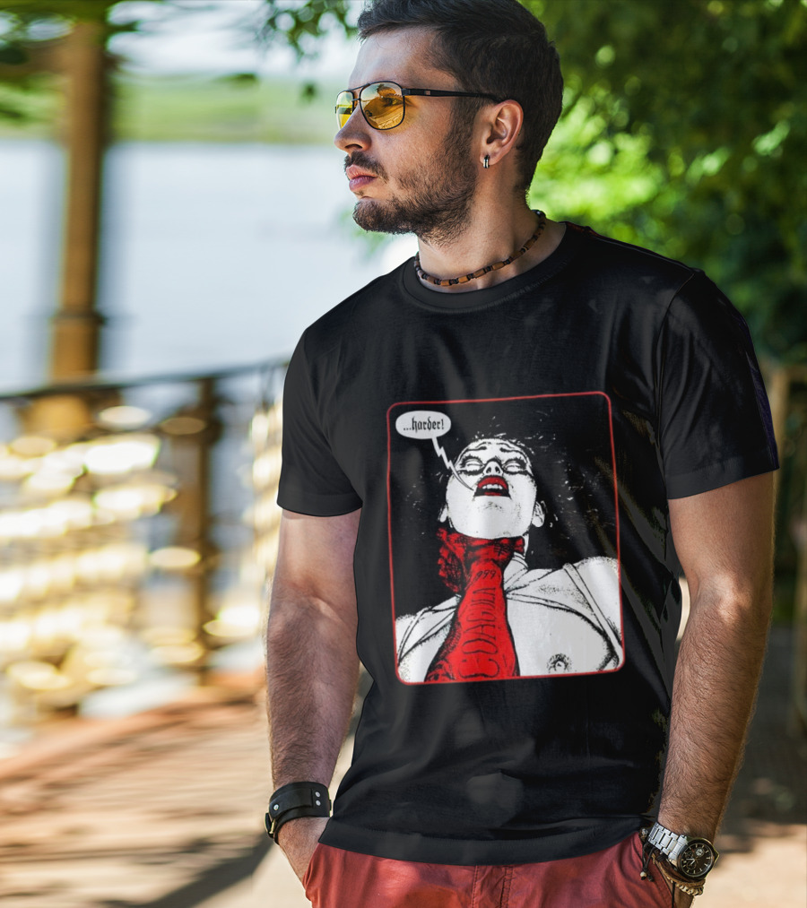 Punzadas De Fantasmas Mujer Con Corbata Rojo Cora 1999 Harder T-Shirt