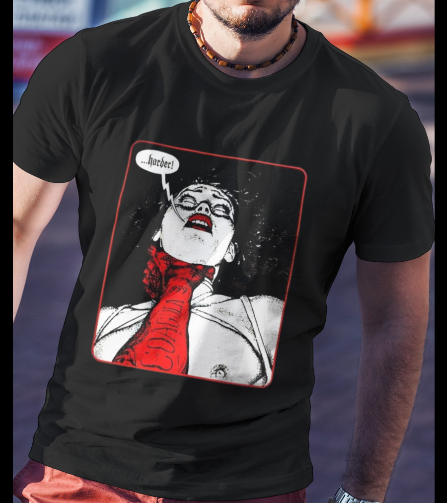 Punzadas De Fantasmas Mujer Con Corbata Rojo Cora 1999 Harder T-Shirt