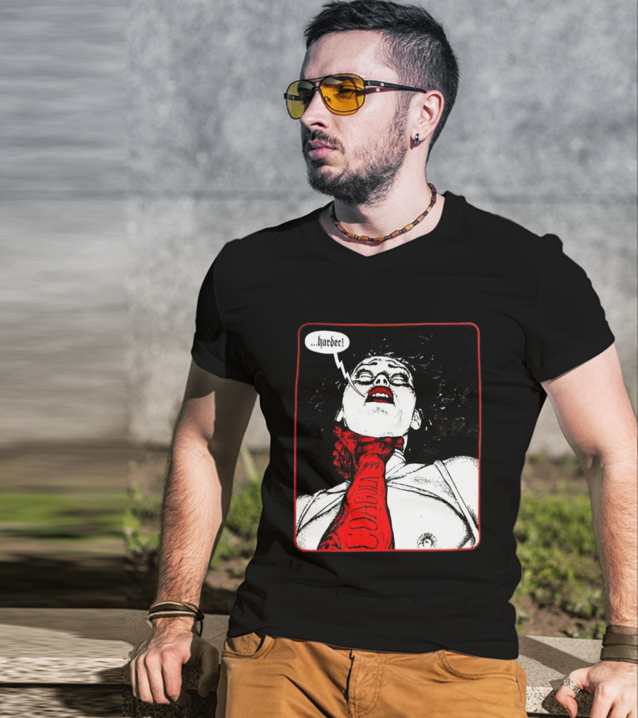 Punzadas De Fantasmas Mujer Con Corbata Rojo Cora 1999 Harder T-Shirt