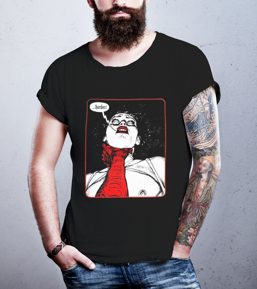 Punzadas De Fantasmas Mujer Con Corbata Rojo Cora 1999 Harder T-Shirt