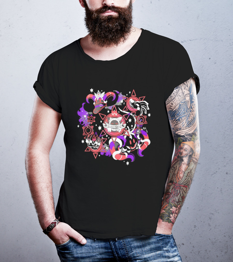 Magolor Kirby Games Rejected Regalia Cosmic Star Circle T-Shirt
