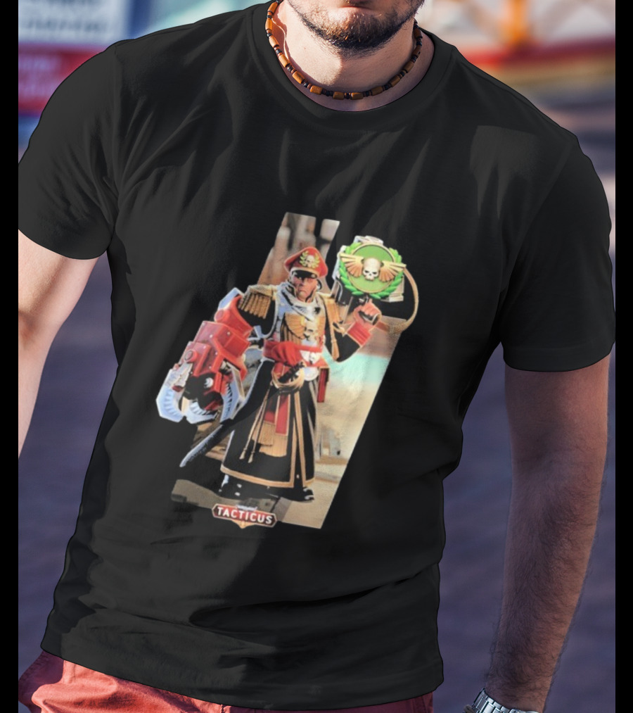 Warhammer 40 000 Tacticus Commissar Yarrick Iconic T-Shirt