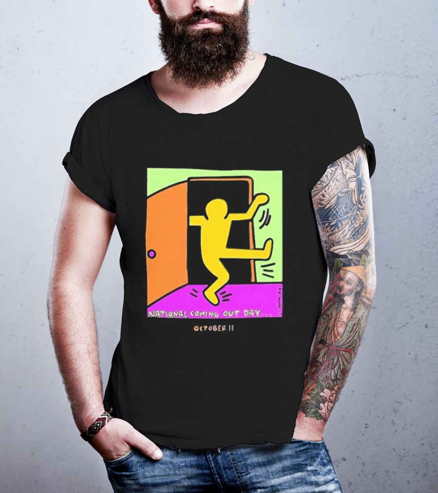 National Coming Out Day October 11 Keith Haring T-Shirt