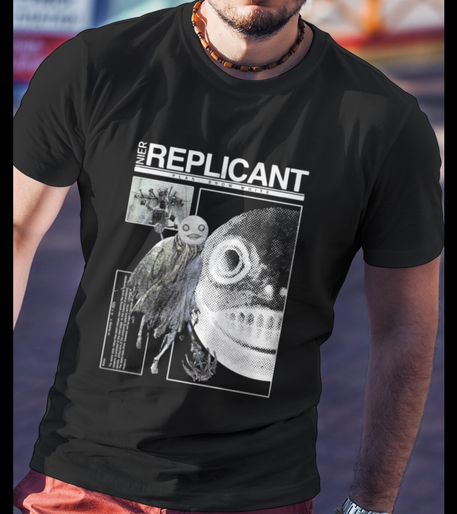 NieR Replicant Plant Snow White Character Illustration Iconic T-Shirt