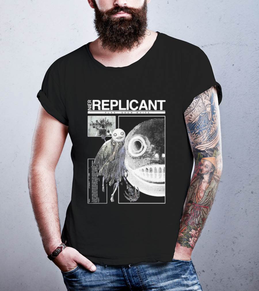 NieR Replicant Plant Snow White Character Illustration Iconic T-Shirt