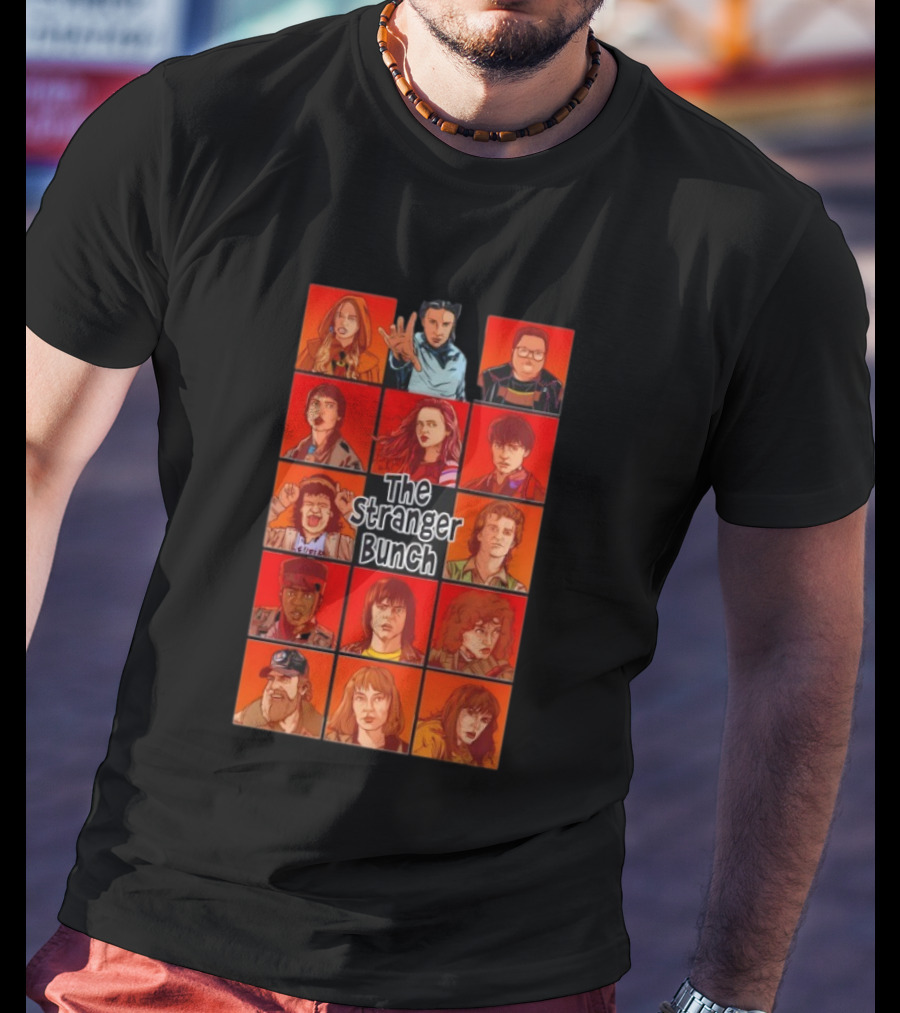 Thrilling Stranger Things Cast The Stranger Bunch T-Shirt