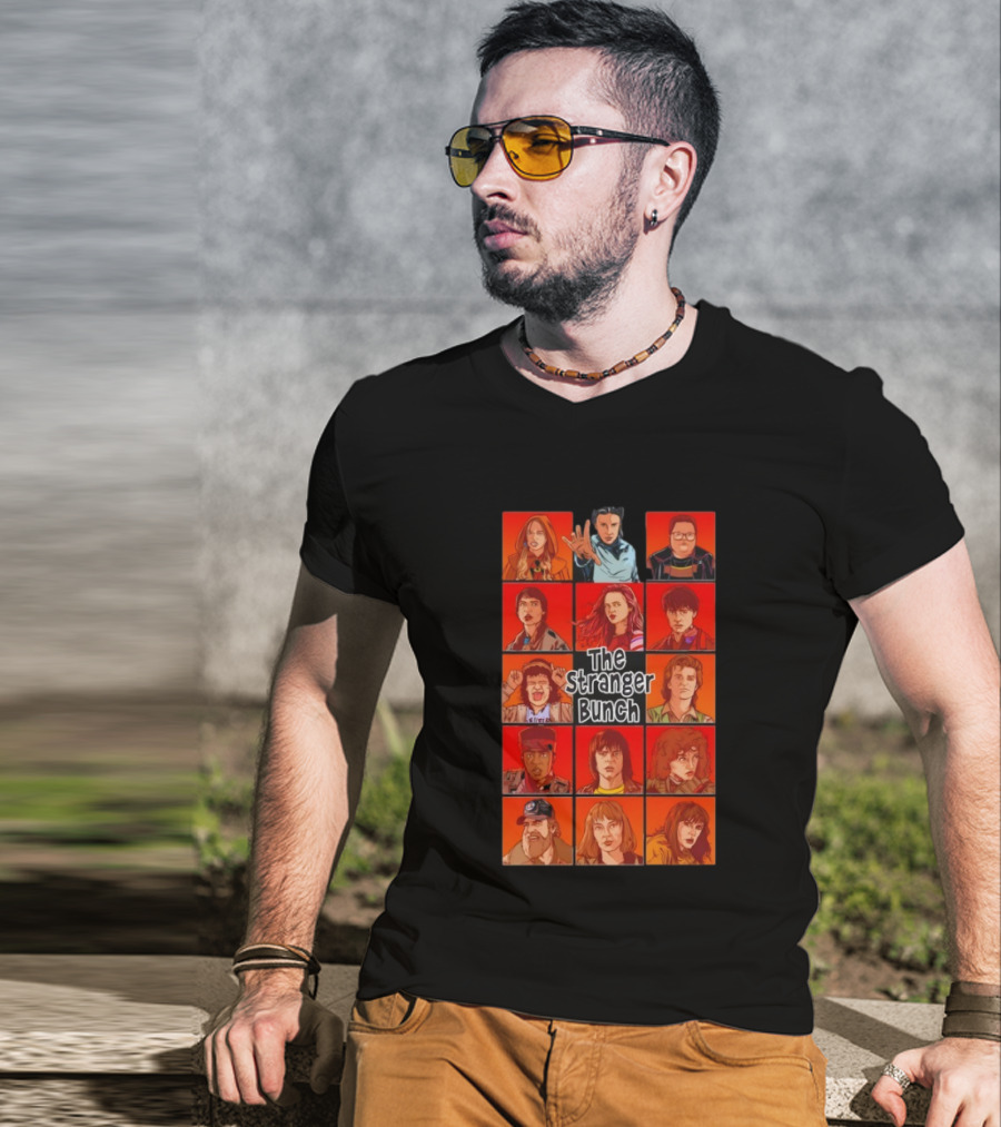 Thrilling Stranger Things Cast The Stranger Bunch T-Shirt