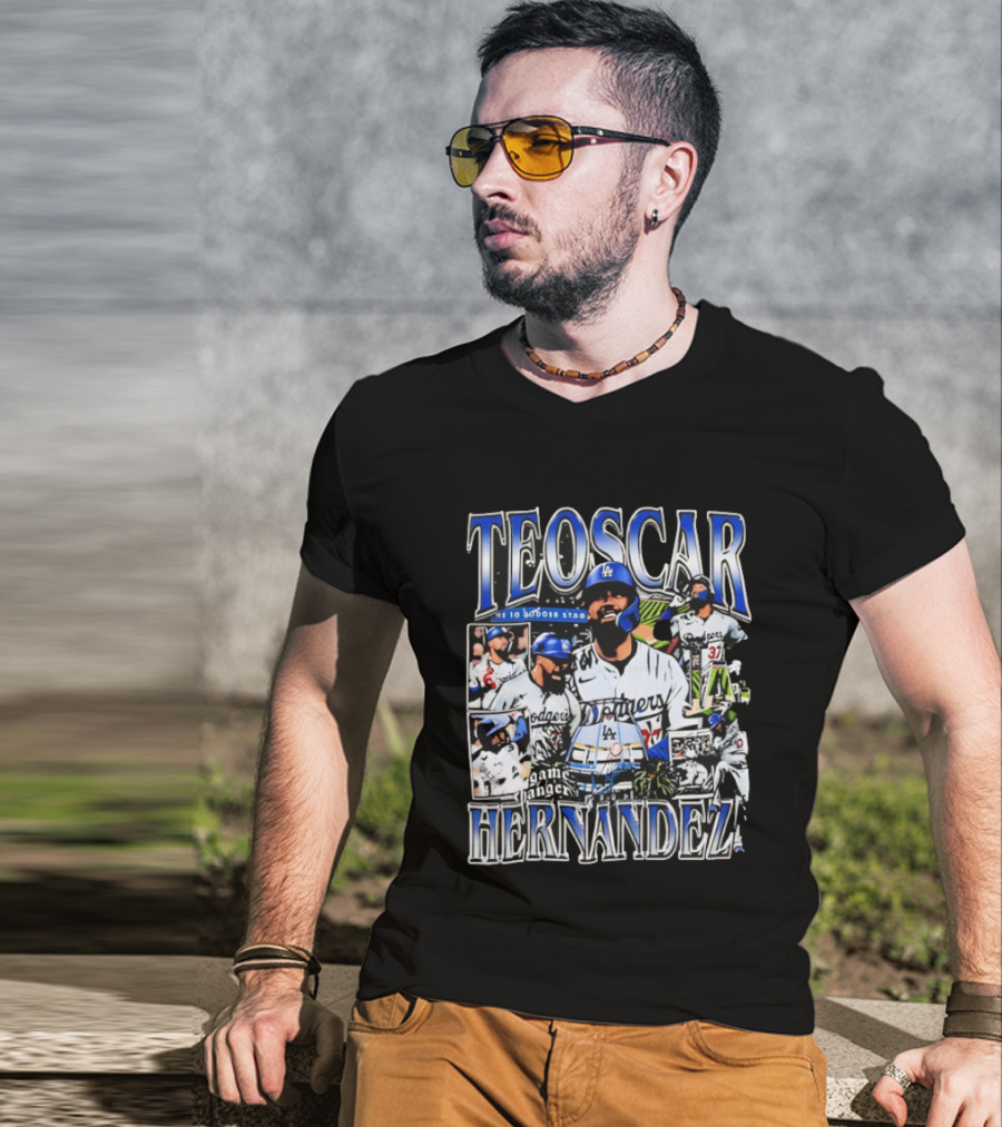 Teoscar Hernández Los Angeles Dodgers Game Changer Stadium T-Shirt