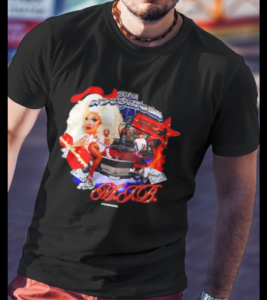 The Notorious B.I.G Live On MIBTV With Glamour Star In Red Car Scene T-Shirt