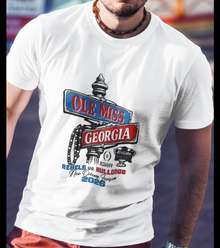 Ole Miss Georgia Rebels Vs Bulldogs Game Day 2023 T-Shirt